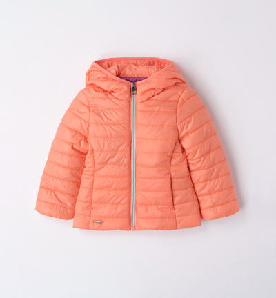 Girl's 100 gram padded jacket ORANGE