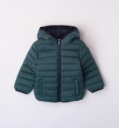 Boys' 100-gram padded jacket GREEN