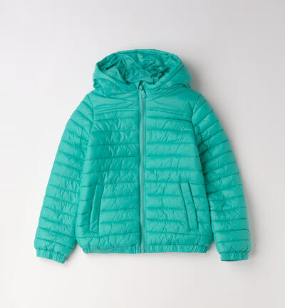 Down jacket for girls GREEN
