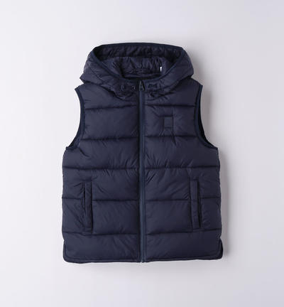 Boys' padded gilet BLUE
