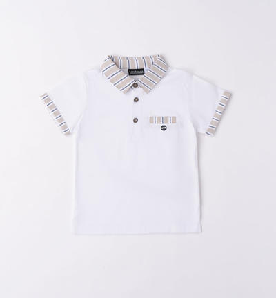 Polo bambino 100% cotone BEIGE