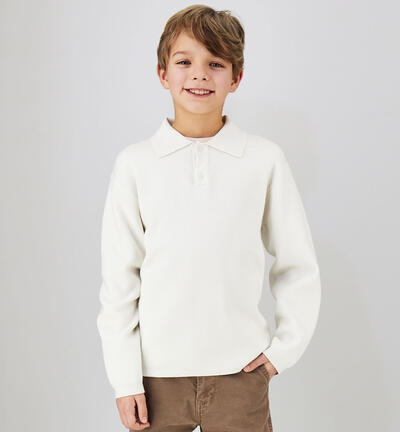 Polo ragazzo Sarabanda BIANCO
