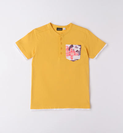 Polo serafino ragazzo GIALLO
