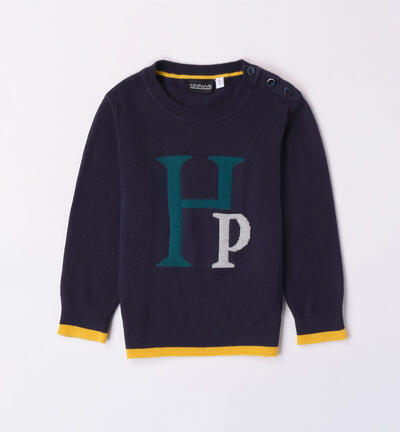 Boys' blue pullover BLUE