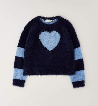 Pullover da bambina BLU