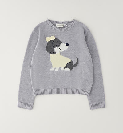 Pullover per bambina GRIGIO