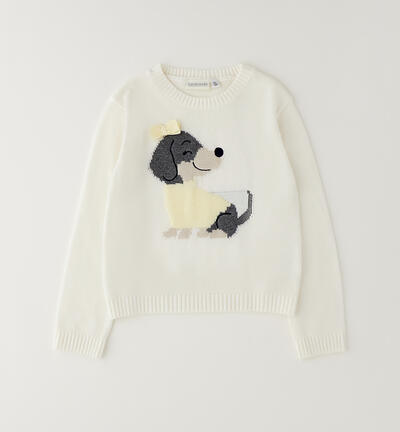 Pullover per bambina PANNA