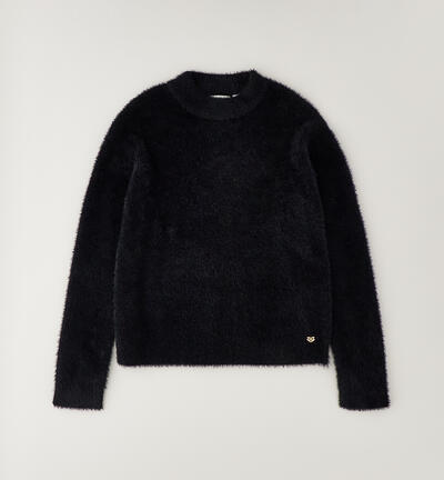 Pullover per ragazza NERO
