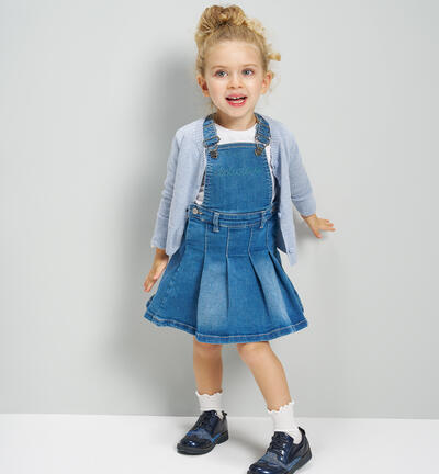 Girl's dungaree BLUE