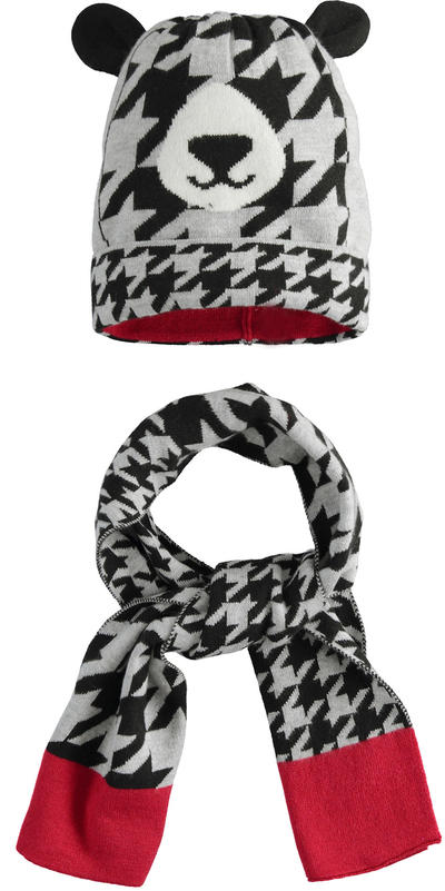 Hat and scarf set GREY