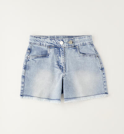Shorts per ragazza Sarabanda BLU