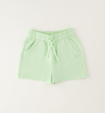 Girls' sports shorts GREEN