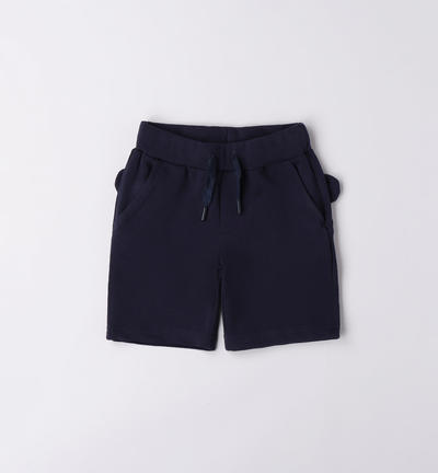 Simpatico pantalone corto bambino BLU