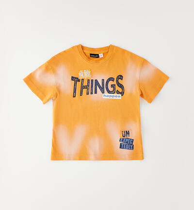 T-shirt 100% cotone bambino ARANCIONE