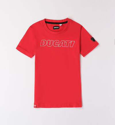 Ducati T-shirt in 100% cotton RED