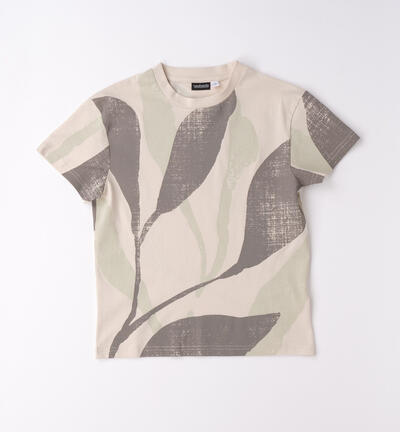 T-shirt 100% cotone ragazzo PANNA