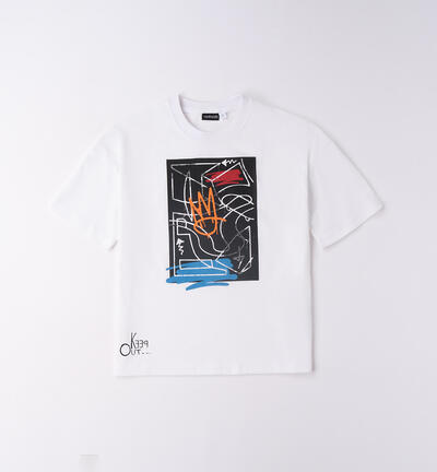 T-shirt da ragazzo BIANCO