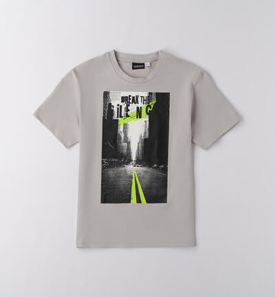 T-shirt da ragazzo Sarabanda GRIGIO