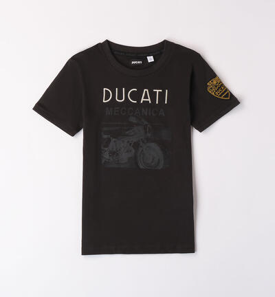 Ducati patch T-shirt for boys BLACK