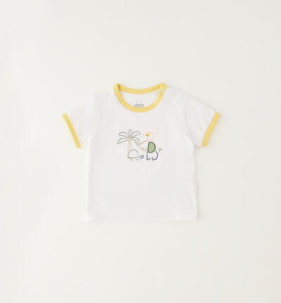 T-Shirt neonato Minibanda BIANCO