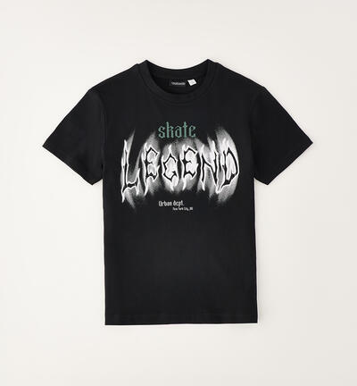 Black T-shirt for boys BLACK
