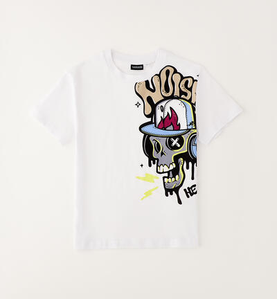 Oversized T-shirt for boys WHITE