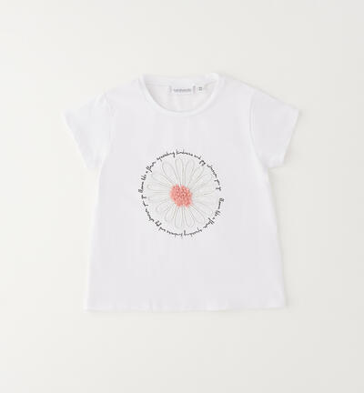 Sarabanda T-shirt for girls WHITE
