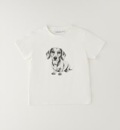 T-shirt per ragazza PANNA