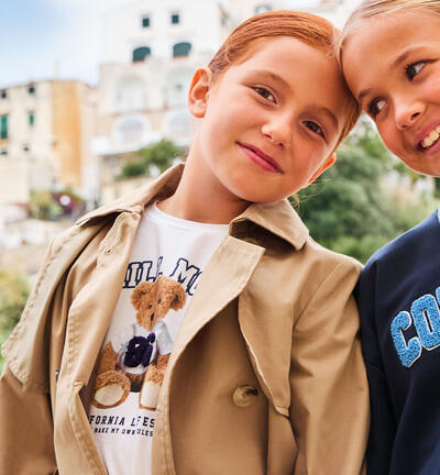 Girl's T-shirt with print WHITE
