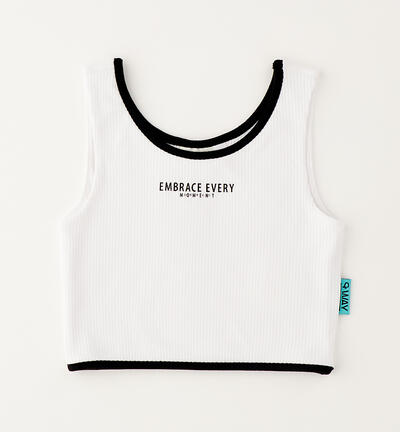 Top for girls WHITE