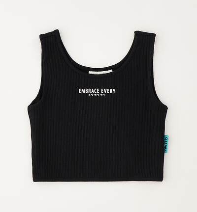 Top for girls BLACK