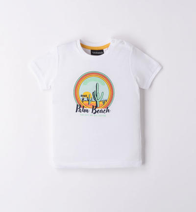 T-shirt 100% cotone per bambino BIANCO