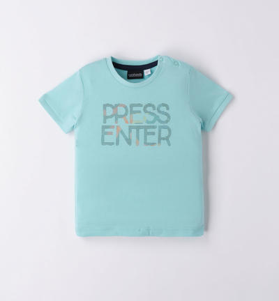 T-shirt 100% cotone per bambino VERDE