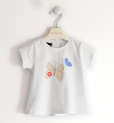 Girl butterfly T-shirt WHITE