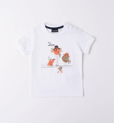 T-shirt bambino stampe varie BIANCO