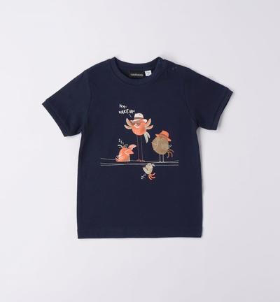 T-shirt bambino stampe varie BLU