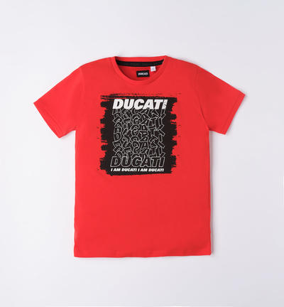 Ducati boys' 100% cotton t-shirt ORANGE