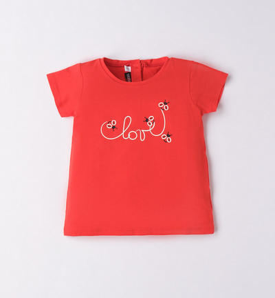 Girl's Love T-shirt RED