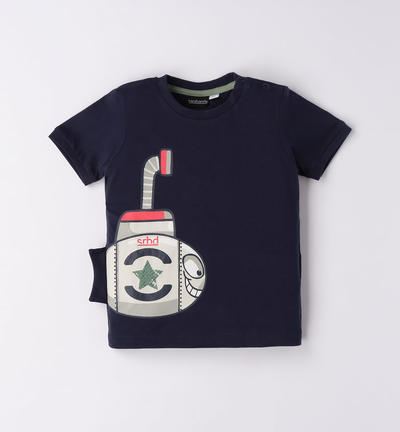 Boys' fish t-shirt BLUE