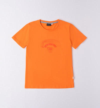 T-shirt ragazzo 100% cotone ARANCIONE