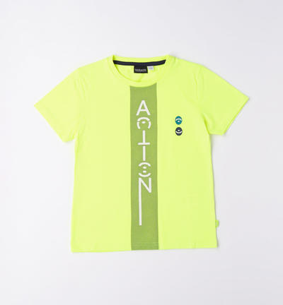 T-shirt stampa ragazzo VERDE