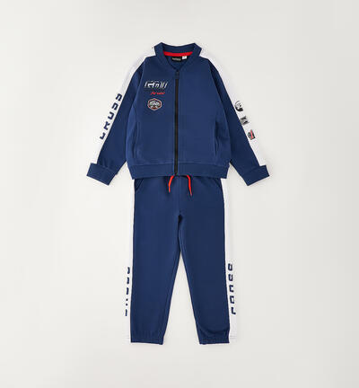 Cotton baby tracksuit BLUE