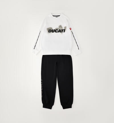 Ducati boy's suit WHITE