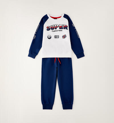 Two-piece tracksuit for children WHITE
