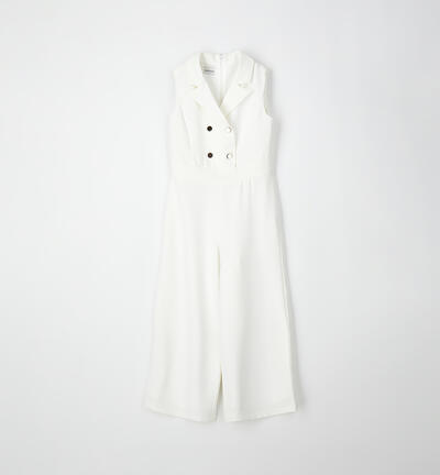 Tuta elegante per ragazza PANNA