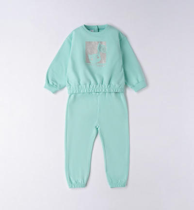Girl's glitter outfit GREEN