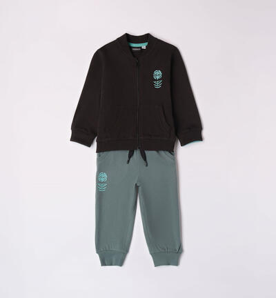 Boys' tracksuit BLACK