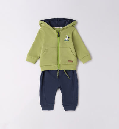Tuta per bimbo neonato VERDE