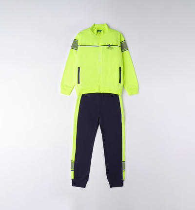 Tuta ragazzo con zip VERDE