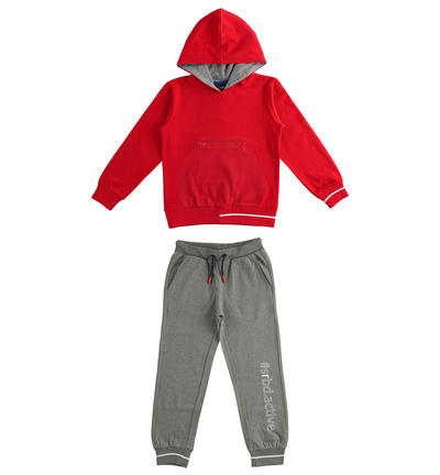 Tuta ragazzo sportiva ROSSO